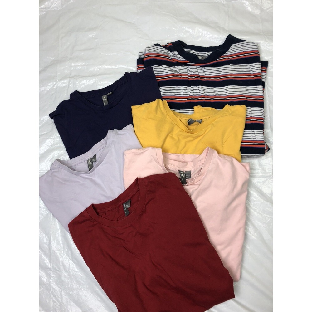LOT of 6 ASOS Shirts Adult Small Fits‎ 36"-38" chest